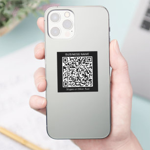 Create Your Own QR Code Black Promotional