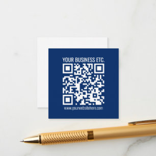 Create Your Own QR Code   Blue Enclosure Card