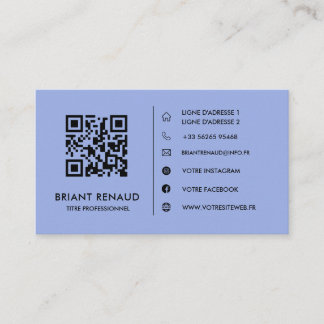 Create your own QR-code business card