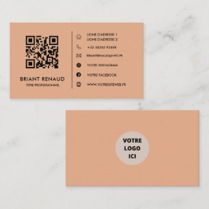 Create your own QR-code business card