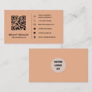 Create your own QR-code business card