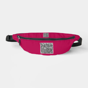 Create Your Own QR Code Fanny Pack Choose Colour
