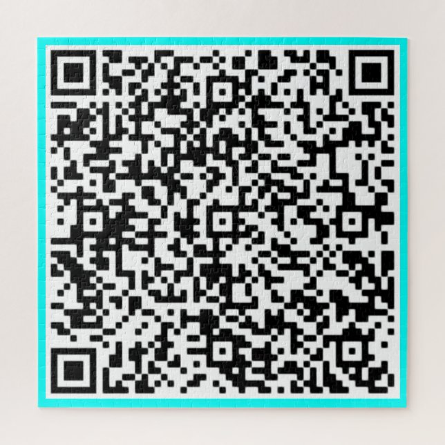 Create Your Own QR Code Puzzle Surprise Funny Info (Vertical)