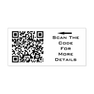 Create Your Own QR code  Rubber Stamp