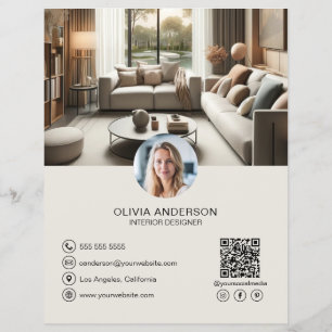 Create Your Own QR Code Social Media Business Flyer