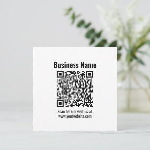 Create Your Own QR Code   Transperant Card