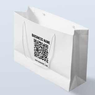 Create Your Own QR Code Transperant Large Gift Bag