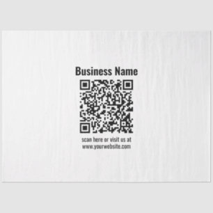 Create Your Own QR Code Transperant Tissue Paper