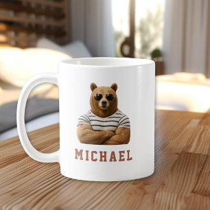Create Your Own Quate Custom Bear Coffee Mug
