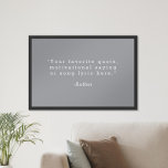 Create Your Own Quote<br><div class="desc">Create your own custom quote poster wall art. Features minimalist typewriter typography.</div>