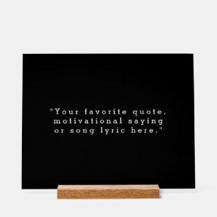 Create Your Own Quote Acrylic Sign