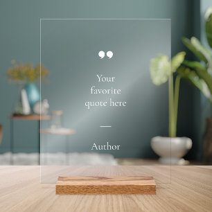 Create Your Own Quote Acrylic Sign