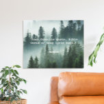 Create Your Own Quote Canvas Print<br><div class="desc">Create your own custom quote canvas print wall art. Features minimalist typewriter typography and forest nature background.</div>
