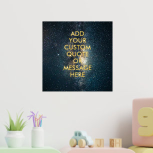 Create Your Own Quote Foil Poster