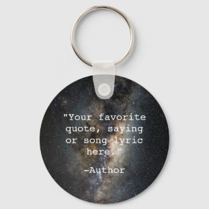 Create Your Own Quote Keychain