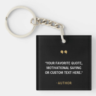 Create Your Own Quote Keychain