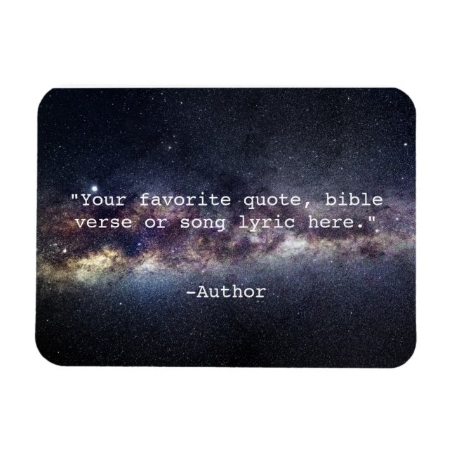 Create Your Own Quote Magnet (Horizontal)