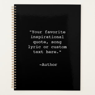 Create Your Own Quote Planner
