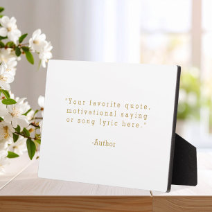 Create Your Own Quote Plaque