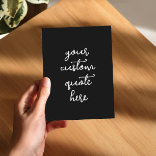 Create Your Own Quote Postcard