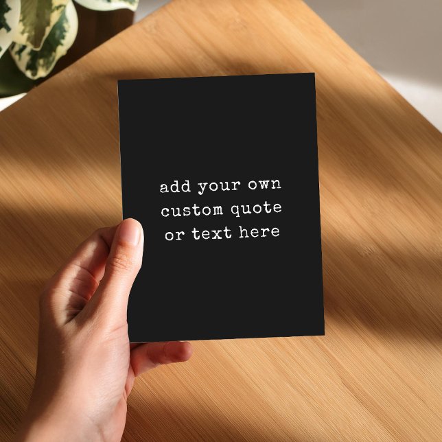 Create Your Own Quote Postcard (Creator Uploaded)