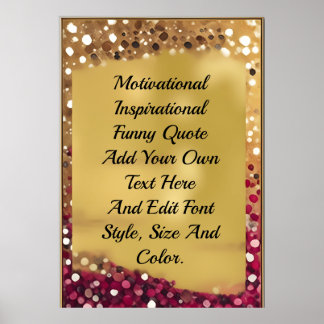 Create your own quote poster