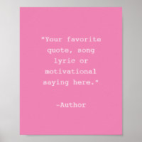 Create Your Own Quote Poster