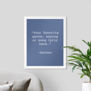Create Your Own Quote Poster