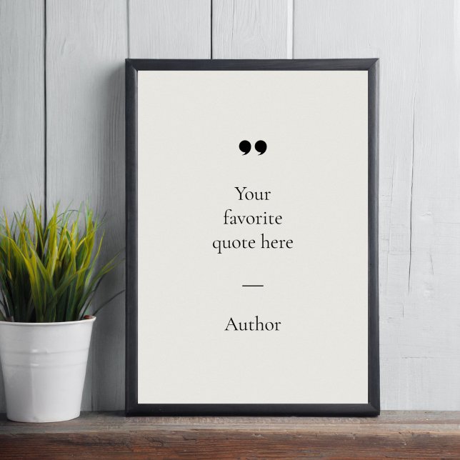 Create Your Own Quote Poster (Creator Uploaded)