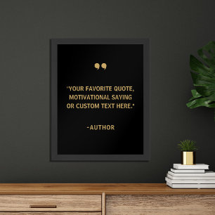 Create Your Own Quote Poster