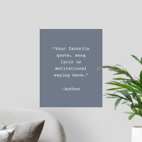 Create Your Own Quote Poster