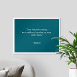 Create Your Own Quote Poster<br><div class="desc">Create your own custom quote poster wall art. Features minimalist distressed typewriter typography that you can personalize with favourite motivational saying,  song lyric or custom text</div>