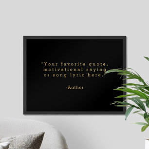 Create Your Own Quote Poster