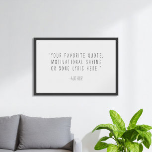 Create Your Own Quote Poster
