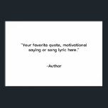 Create Your Own Quote Poster<br><div class="desc">Create your own custom quote poster wall art. Features minimalist typography.</div>