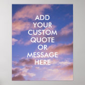 Create your own quote poster (Front)