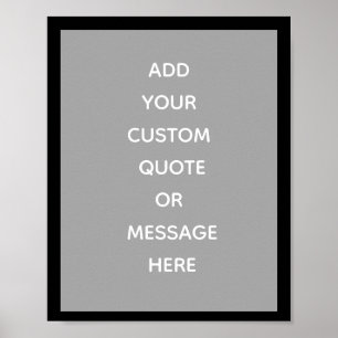 Create Your Own Quote Poster