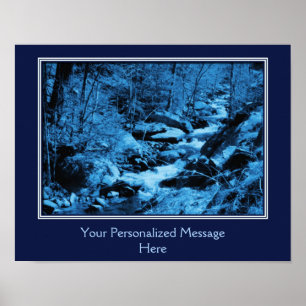 Create Your Own Quote Rushing Brook Personalized  Poster
