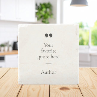 Create Your Own Quote Stone Coaster
