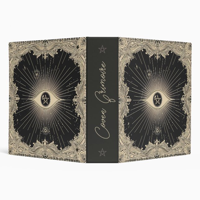 Create Your Own Radiant Retro Evil Eye Binder (Background)