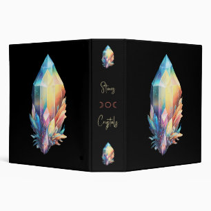 Create Your Own Rainbow Crystals Binder