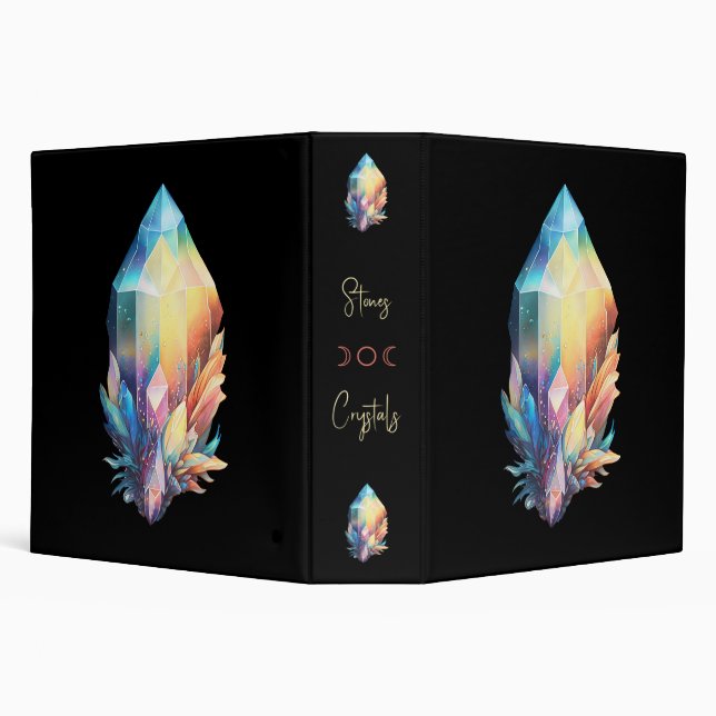 Create Your Own Rainbow Crystals Binder (Background)