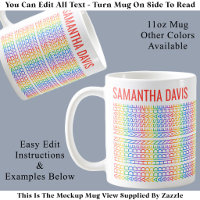 Create Your Own Rainbow Hidden Message & Name R
