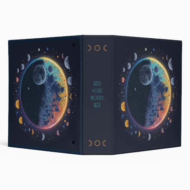 Create Your Own Rainbow Moons Binder (Background)
