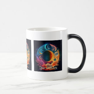 Create Your Own Rainbow Moons & Mountains Magic Mug