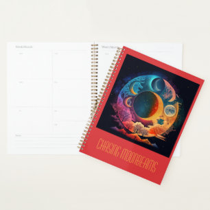 Create Your Own Rainbow Moons & Mountains Planner
