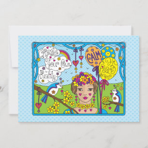 Create Your Own Reality_Flat Card 7"x5"