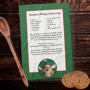 Create your own Recipe keepsake Add Photo Kitchen Towel