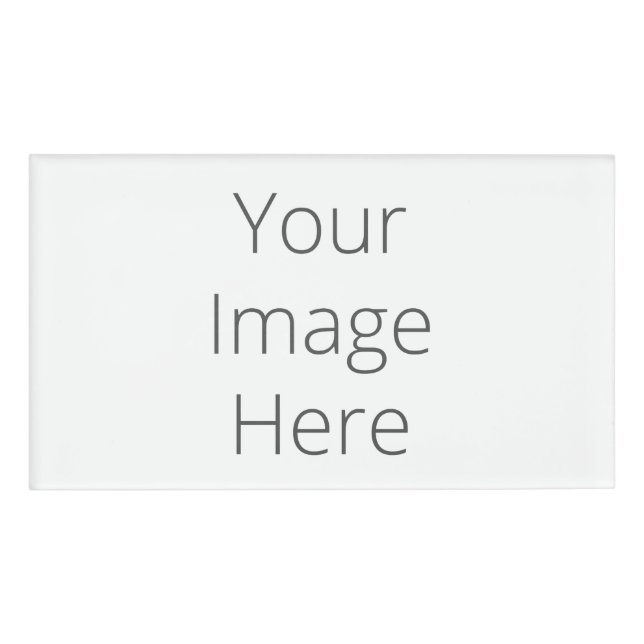Create Your Own Rectangle Name Tag (Front)