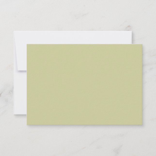 Create Your Own Recycled Paper Custom RSVP Cards! Card (Front)